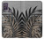 W3692 Gray Black Palm Leaves Hülle Schutzhülle Taschen und Leder Flip für Motorola Moto G10 Power