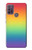 W3698 LGBT Gradient Pride Flag Hülle Schutzhülle Taschen und Leder Flip für Motorola Moto G10 Power