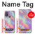 W3706 Pastel Rainbow Galaxy Pink Sky Hülle Schutzhülle Taschen und Leder Flip für Motorola Moto G10 Power