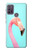 W3708 Pink Flamingo Hülle Schutzhülle Taschen und Leder Flip für Motorola Moto G10 Power