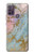 W3717 Rose Gold Blue Pastel Marble Graphic Printed Hülle Schutzhülle Taschen und Leder Flip für Motorola Moto G10 Power