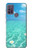 W3720 Summer Ocean Beach Hülle Schutzhülle Taschen und Leder Flip für Motorola Moto G10 Power