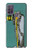 W3741 Tarot Card The Hermit Hülle Schutzhülle Taschen und Leder Flip für Motorola Moto G10 Power
