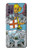 W3743 Tarot Card The Judgement Hülle Schutzhülle Taschen und Leder Flip für Motorola Moto G10 Power