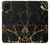 W2896 Gold Marble Graphic Printed Hülle Schutzhülle Taschen und Leder Flip für Samsung Galaxy A22 4G