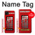 W0058 British Red Telephone Box Hülle Schutzhülle Taschen und Leder Flip für Samsung Galaxy A22 5G