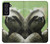 W2708 Smiling Sloth Hülle Schutzhülle Taschen und Leder Flip für Samsung Galaxy S21 FE 5G
