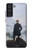 W3789 Wanderer above the Sea of Fog Hülle Schutzhülle Taschen und Leder Flip für Samsung Galaxy S21 FE 5G