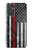 W3687 Firefighter Thin Red Line American Flag Hülle Schutzhülle Taschen und Leder Flip für Samsung Galaxy Quantum 2