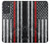 W3687 Firefighter Thin Red Line American Flag Hülle Schutzhülle Taschen und Leder Flip für Samsung Galaxy Quantum 2