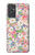 W3688 Floral Flower Art Pattern Hülle Schutzhülle Taschen und Leder Flip für Samsung Galaxy Quantum 2