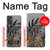 W3692 Gray Black Palm Leaves Hülle Schutzhülle Taschen und Leder Flip für Samsung Galaxy Quantum 2