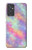 W3706 Pastel Rainbow Galaxy Pink Sky Hülle Schutzhülle Taschen und Leder Flip für Samsung Galaxy Quantum 2
