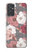 W3716 Rose Floral Pattern Hülle Schutzhülle Taschen und Leder Flip für Samsung Galaxy Quantum 2