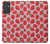 W3719 Strawberry Pattern Hülle Schutzhülle Taschen und Leder Flip für Samsung Galaxy Quantum 2