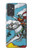 W3731 Tarot Card Knight of Swords Hülle Schutzhülle Taschen und Leder Flip für Samsung Galaxy Quantum 2