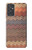W3752 Zigzag Fabric Pattern Graphic Printed Hülle Schutzhülle Taschen und Leder Flip für Samsung Galaxy Quantum 2