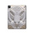 W0574 Tiger Carving Tablet Hülle Schutzhülle Taschen für iPad Pro 12.9 (2022,2021,2020,2018, 3rd, 4th, 5th, 6th)