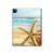 W1117 Starfish on the Beach Tablet Hülle Schutzhülle Taschen für iPad Pro 12.9 (2022,2021,2020,2018, 3rd, 4th, 5th, 6th)