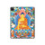 W1256 Buddha Paint Tablet Hülle Schutzhülle Taschen für iPad Pro 12.9 (2022,2021,2020,2018, 3rd, 4th, 5th, 6th)