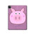 W3269 Pig Cartoon Tablet Hülle Schutzhülle Taschen für iPad Pro 12.9 (2022,2021,2020,2018, 3rd, 4th, 5th, 6th)