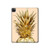 W3490 Gold Pineapple Tablet Hülle Schutzhülle Taschen für iPad Pro 12.9 (2022,2021,2020,2018, 3rd, 4th, 5th, 6th)