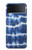 W3671 Blue Tie Dye Hülle Schutzhülle Taschen Flip für Samsung Galaxy Z Flip 3 5G