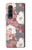 W3716 Rose Floral Pattern Hard Case For Samsung Galaxy Z Fold 3 5G