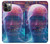 W3800 Digital Human Face Hülle Schutzhülle Taschen und Leder Flip für iPhone 12, iPhone 12 Pro