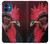 W3797 Chicken Rooster Hülle Schutzhülle Taschen und Leder Flip für iPhone 12 mini