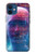 W3800 Digital Human Face Hülle Schutzhülle Taschen und Leder Flip für iPhone 12 mini