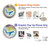 W3802 Dream Whale Pastel Fantasy Hülle Schutzhülle Taschen und Leder Flip für iPhone 12 mini