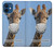 W3806 Giraffe New Normal Hülle Schutzhülle Taschen und Leder Flip für iPhone 12 mini