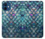 W3809 Mermaid Fish Scale Hülle Schutzhülle Taschen und Leder Flip für iPhone 12 mini