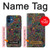 W3815 Psychedelic Art Hülle Schutzhülle Taschen und Leder Flip für iPhone 12 mini