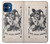W3818 Vintage Playing Card Hülle Schutzhülle Taschen und Leder Flip für iPhone 12 mini