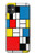W3814 Piet Mondrian Line Art Composition Hülle Schutzhülle Taschen und Leder Flip für iPhone 11