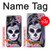 W3821 Sugar Skull Steam Punk Girl Gothic Hülle Schutzhülle Taschen und Leder Flip für iPhone 11