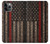 W3804 Fire Fighter Metal Red Line Flag Graphic Hülle Schutzhülle Taschen und Leder Flip für iPhone 11 Pro