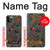 W3815 Psychedelic Art Hülle Schutzhülle Taschen und Leder Flip für iPhone 11 Pro