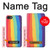 W3799 Cute Vertical Watercolor Rainbow Hülle Schutzhülle Taschen und Leder Flip für iPhone 7, iPhone 8, iPhone SE (2020) (2022)