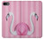 W3805 Flamingo Pink Pastel Hülle Schutzhülle Taschen und Leder Flip für iPhone 7, iPhone 8, iPhone SE (2020) (2022)