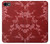 W3817 Red Floral Cherry blossom Pattern Hülle Schutzhülle Taschen und Leder Flip für iPhone 7, iPhone 8, iPhone SE (2020) (2022)