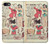 W3820 Vintage Cowgirl Fashion Paper Doll Hülle Schutzhülle Taschen und Leder Flip für iPhone 7, iPhone 8, iPhone SE (2020) (2022)