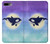 W3807 Killer Whale Orca Moon Pastel Fantasy Hülle Schutzhülle Taschen und Leder Flip für iPhone 7 Plus, iPhone 8 Plus