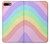 W3810 Pastel Unicorn Summer Wave Hülle Schutzhülle Taschen und Leder Flip für iPhone 7 Plus, iPhone 8 Plus