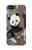 W3793 Cute Baby Panda Snow Painting Hülle Schutzhülle Taschen und Leder Flip für iPhone 5C