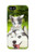 W3795 Grumpy Kitten Cat Playful Siberian Husky Dog Paint Hülle Schutzhülle Taschen und Leder Flip für iPhone 5C