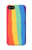 W3799 Cute Vertical Watercolor Rainbow Hülle Schutzhülle Taschen und Leder Flip für iPhone 5C