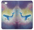 W3802 Dream Whale Pastel Fantasy Hülle Schutzhülle Taschen und Leder Flip für iPhone 5C